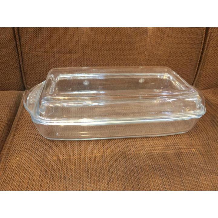 Transparent Dish with lid glass lid | Rice and other multi use dishes with glass lid |  Microwave oven safe Glass dish  with glass lid | Pure Transparent with dish with glass lid |