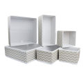 Drawer Organizer Set of 6 Drawer Organizer to sort Your Wardrobe and Drawer - Tidy Up Your Space with our Collapsible Clothes Organizer for Shirts, Ties, Socks, Bras, Underwear. 