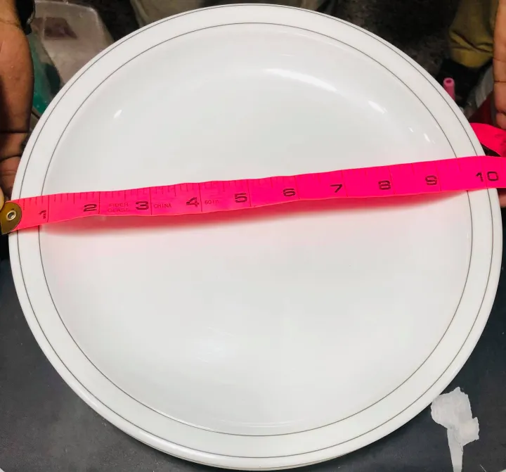 Plates%20-%20Dinner%20Plates%20Melamine%20Size%2010%20inches%20-%20Rice%20Plates%20Double%20Glazed%20%20(Set%20of%206)%20-%20Image%203