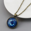 Vintage Amulet Trollhunters Pendant Necklace Toy Trollhunter Amulet Jewelry Bronze Color Chain for Children Women Men Gifts. 