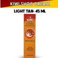 Kiwi Shoe Cream - Shoe Cream Tube - Shoe Polish Cream - Instant Shine Shoe Cream - Wax Rich Shine & Nourish Cream - Shines, Nourishes and Protect Shoe Cream 45 gm - Shoe Polish Color. Light Tan. 