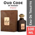 Asdaaf Oud Code Eau De Parfum, Fragrance For Men & Women 100ml. 