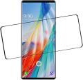 Tempered Glass For LG Wing 5G Curved Glass Full Coverage Side Glue Screen Protector - BLACK. 