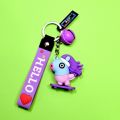 BT21 / BTS (Tata, Shooky, Mang, Koya and Cooky) - cartoon character / action figure keychain for kids (girls and boys) - bag hanging accessories / key chain. 
