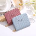 Fashion Embroidery Short Women's Wallet Zipper Clutch Bag Small Female Coin Purses Credit ID Card Holder Money Clip Case. 