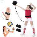 Volleyball Training Equipment Solo Volleyball Trainer Practice Adjustable Rope and Waist Length Football Training Gear for Jumping Spiking. 