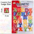 Magnetic- Pack of ABC Alphabet Fridge Magnets for Kids Learning. 