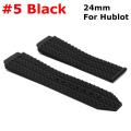 25mm Replacement Black Blue Silicone Rubber Watch Band Strap For Hublot Big Bang. 