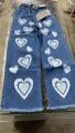Flapper Box style denim pent in exp quality. 