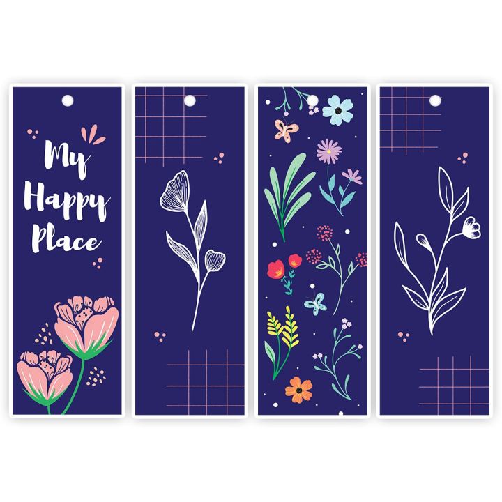 Blue%20Cute%20Aesthetic%20Floral%20Bookmarks%20%7C%20Waterproof%20Bookmarks%20%7C%20Cute%20Bookmarks%20-%20Image%204