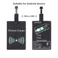 【NEW】 Lightweight Qi Wireless Charging Receiver For Huawei Xiaomi Samsung Universal Micro USB Type C Fast Wireless Charger Adapter. 