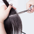 Hair Toupee for Men Bangs Hair Wig Piece Trimmable Adhesive Hairpiece Natural Hairline Replacement System for Women. 