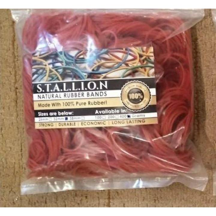 400GRAM Red Rubber Bands, by Better Office Products, Size 33,Non-Latex Heavy Duty Bands (5" x 1/8", Red), Bright Red Rubber Bands
