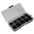 560Pcs Steel Screw Set M3 Hex Bolt Screw Nut Metric Machine Bolts and Nut Repair Tool. 