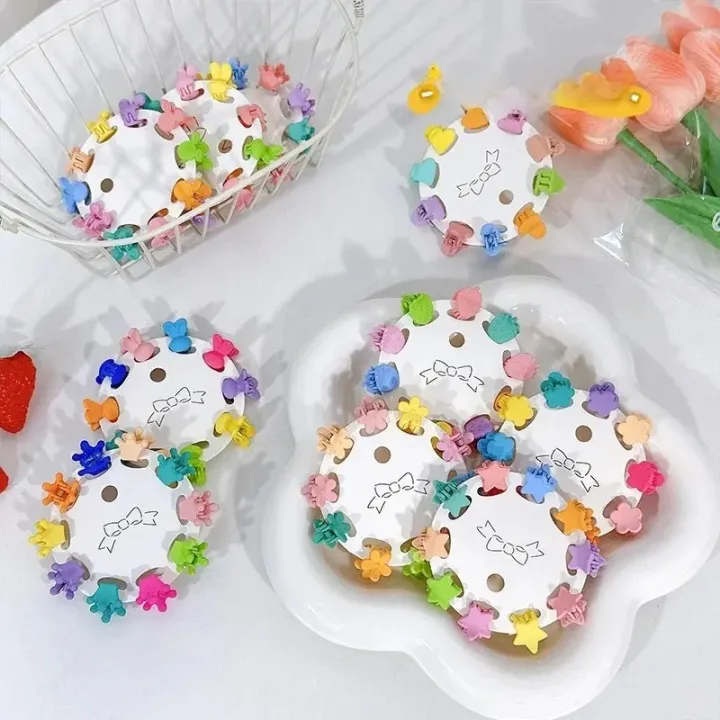 10Pcs%20Mini%20Cute%20Hair%20Claws%20Hair%20Clips%20Colorful%20Flower%20Star%20Hairpins%20Bang%20Clip%20Women%20Girls%20Headdress%20Headwear%20Hair%20Accessories%20-%20Image%205