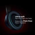 Lenovo HD200 Bluetooth Earphone Over-Ear Foldable Wireless Headphones Noise Cancellation HiFi Stereo - Black. 