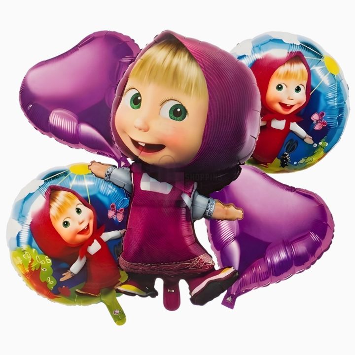 Masha%20And%20The%20Bear%20Foil%20Balloons%20Set%20-%2028%20inch%20-%20Masha%20And%20The%20Bear%20Birthday%20Theme%20-%20Pink%20-%20Girls%20-%20Pack%20Of%205%20Masha%20And%20The%20Bear%20Balloons%20-%20Image%204