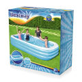 10 Feet Swimming Pool For Kids Rectangle Bestway 10 foot Inflatable Large Kids & Family Swimming Pool Summer Season Pools Party With Inflatable Vinyl Deep Swimming Pool with 22 Inch depth 6 foot width & 10 ft length Code: 54009. 