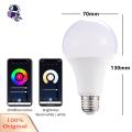 Smart Light Bulb Smart Led Light Bulb Voice-activated Rgb Lamp Energy Saving Bluetooth-compatible High Brightness for Party Decor Buyers' Choice Energy-saving Smart Bulb. 