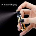 Portable Mini Perfume Refillable Atomizer Container, Portable Perfume Spray Bottle, Travel Perfume Scent Pump Case Fragrance Empty Spray Bottle for Traveling and Outgoing(5 ml). 