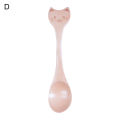 Dessert Spoon Smooth Surface Cute Cartoon Children Wooden Spoon Fork. 