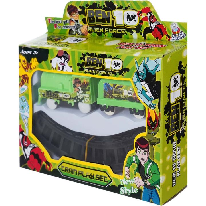 Ben 10 Alien Force Train Play Set | Toy Train with Tracks | Kids ...