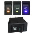 Green-Optional Color Boat Shape 12V 35A Car Auto Fog Light Rocker Toggle Switch LED Dashboard Sales. 