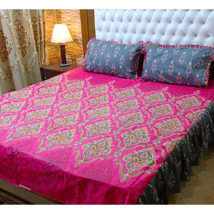 High Quality King Size FRILL BED SHEETS