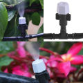 DIY Garden Misting Flow Drip Irrigation with Mist Nozzle Sprinkler. 