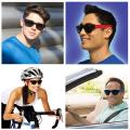 【Footprint】 Wrist Sunglasses Foldable Roller Skate Bracelet Men And Women Wristband Collapsible Sunglasses Sunglasses (Red). 