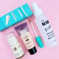 Foundation Stick + Foundation Tube + Liquid Concealer + Makeup Fixer. 