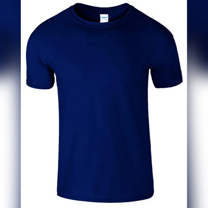 Navy%20Blue%20Cotton%20T-Shirt%20Plain%20Basic%20Tshirt%20-%20Image%202