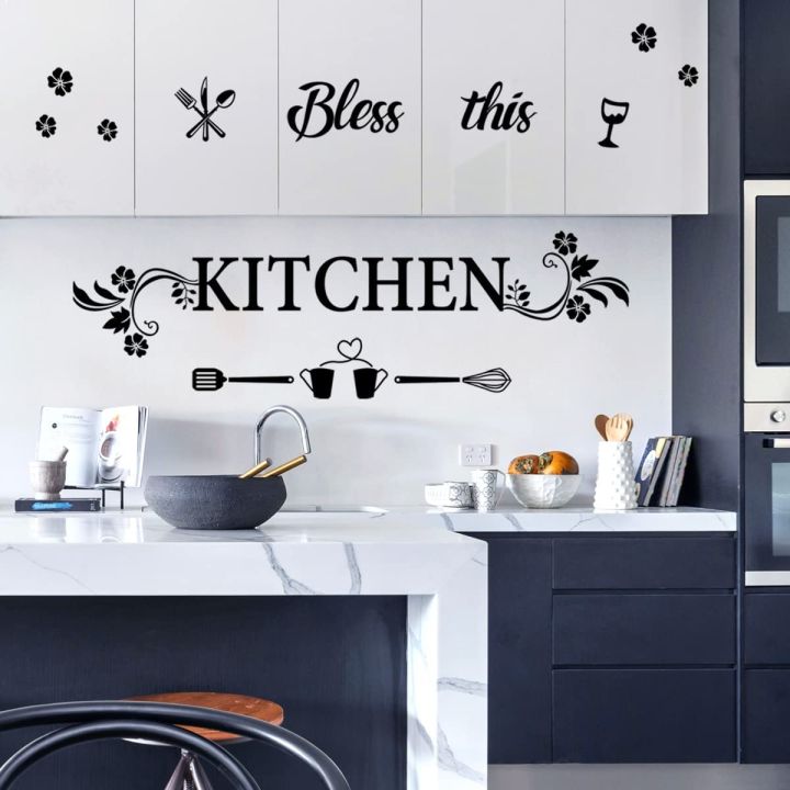 Kitchen%20Wall%20Decor%20Sticker%20Bless%20This%20Kitchen%20Vinyl%20Removable%20Art%20Decal%20for%20Dining%20Room,%20Bar,%20Restaurant,%20Home%20Decor%20-%20Image%203