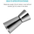 Stainless Steel 25/ 50 ml Jigger Bar Craft Dual Spirit Measure Cup Peg Measuring Cup for Bar Party tail Drink Shaker. 