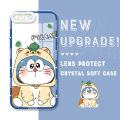 AMORVOR for iPhone 7 Plus 8 Plus Back Cover Cartoon Doraemon Crystal Case Camera Protection Transparent TPU Soft Phone Cases. 