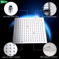 Large Square Shower Head, 6 Inches rain shower head 6x6, High Pressure Ultra Thin Rainfall Bath Shower Head with Silicone Nozzle, Rotatable Rainfall Shower Head, Bathroom Top Spray Head. 