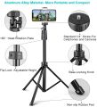 7ft Tripod Stand Best Quality Product Black Colour Fully Metal Good Quality Product Without Ring Light. 