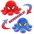 SHIP IN 12HR! Flip Octopus Doll SuperHeroes Plushie Stuffed Toys Spider-Man/iron-man/Batman/Thor/Joker Octopus Double-Sided Flip Doll Reversible Octopus Pop It Toys for Kids Boy Plush Doll Gift-box Birthday For Man Sotong patung dolls octopus squid toy. 