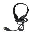 USB Wired Headphones Universal PC Gaming Headset With Microphone Noise Reduction Gamer Earphone Helmet For Laptop Computer. 
