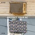Window Ac Cover for 1.5 Ton Capacity AC Attractive Digital Prints/Waterproof & Dustproof/All Weather Window Ac Cover RANDOM DESIGN. 