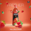 Fresher Juice 1L x 6 Bottles - Premium Natural Refreshment, No Added Sugar, Perfect for Family & Parties. 