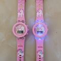 Girls Kids Children Cartoon Unicorn Collection Digital Electronic Flash Glow Up Light Colourful Birthday Party Gifts Watches. 