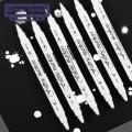 Fabric Pen for T-shirts Waterproof Fabric Markers for T-shirt Graffiti Dual Tip Textile Pens for Clothing Drawing 4/6pcs Set White Fabric Marker. 
