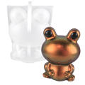 Frog Resin Mold | Cartoon 3D Frog Mold Table Decoration | Resin Mold Animal Candle Mold Silicone Mold For Resin Candle Mold Clay Mold Handmade Candle Mold Body Soap Mold 3D DIY Silicone Candle Molds. 