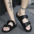 Birkenstock Slippers Men Slippers Casual Men Flat Sandals Outdoor Beach Water Shoes For Men Fashion House Flats Non-slip Ankle Wrap shoes. 