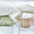 Cotton filled Pillow hand made Natural Rui. 