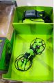 CANOPUS Mini RC Flying Motorcycle, Green, Hand Wrist-Watch Controlled Hover Motorbike, 6-axis Gyroscope with Gravity Sensor & 360° Rotation, 2.4 GHz Remote Control, Drone-Bike for Kids, Teens, Adults. 