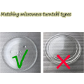 Microwave Oven Turntable Coupler Y-Shaped Shaft Holder Glass Tray Guide Support. 