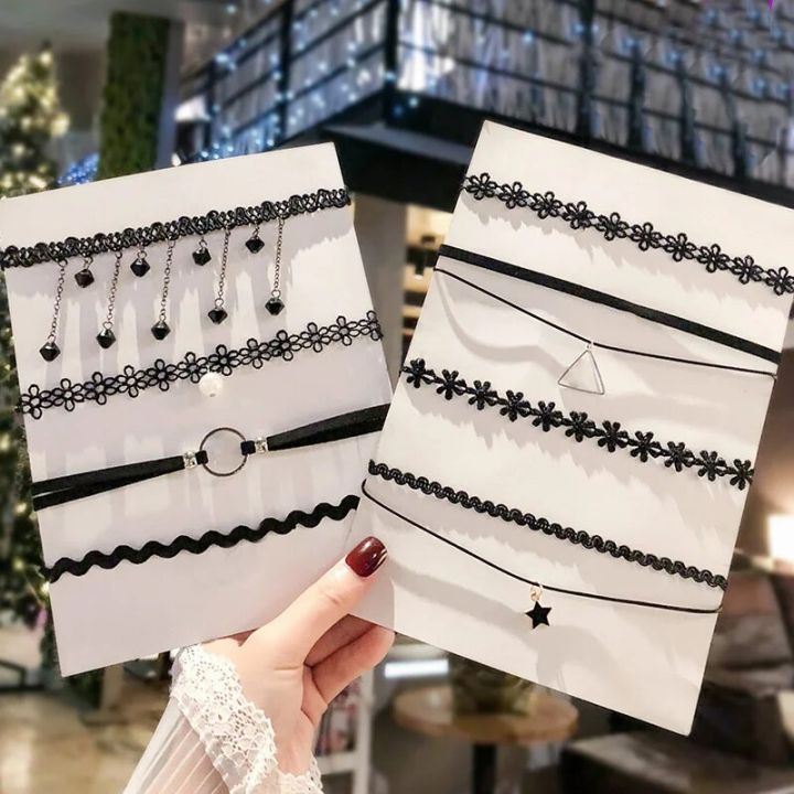 Collar Women Neck Band Neck Chain Pendant Clavicle Chain Fashion Fine Short Choker Neck Jewelry Strap Necklace Girl Accessories