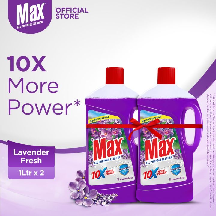 Super Saver - Max All Purpose Cleaner Lavender Fresh 1ltr x 2